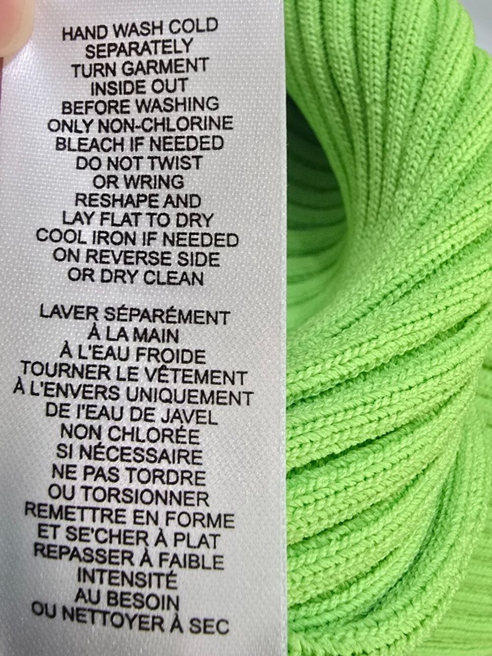 House of Harlow 1960 Ribbed Knit Crochet Midi Dress - Lime Green - Picture 9 of 9
